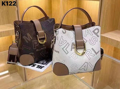 Fashionable Floral Print Barrel Bag, Versatile Handbag, Shoulder Bag And Crossbody Bag