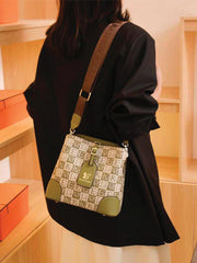 Net Red Light Luxury Bucket Bag with Single Shoulder Strap for Women