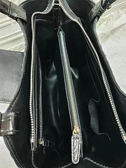 Good Quality Personal Customzied Design Green Crocodile Leather Handbag for Women