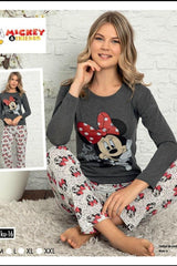 🐭 Lila "Mickey Mouse" Pajama Set