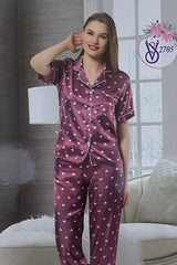 women’s satin pajama set