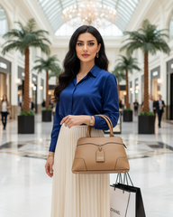 PALAIS Designer Faux Leather Women's Tote Handbag with Adjustable Strap