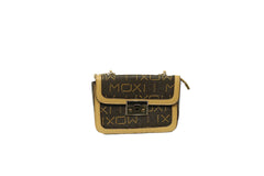 Mini square bag with flap letter print BAG FOR WOMEN