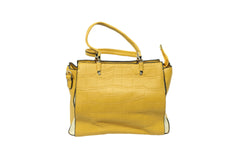 Closeout Deal Genuine Leather Croc-Embossed Crossbody Bag