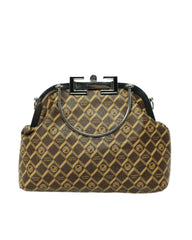 Clasp Shoulder Bag - Royal crest