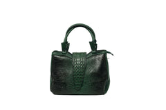 Good Quality Personal Customzied Design Green Crocodile Leather Handbag for Women