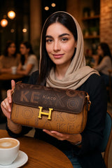 KIACO KEXO Monogram Flap Bag