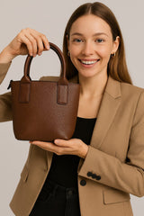 Women's PU Leather Bucket Bag - Multipurpose Crossbody & Tote Handbag