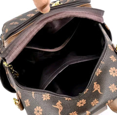 Women's Large-capacity Backpack Pu Women's Bag Casual Ladies Soft Leather Small Bag