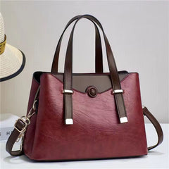 Women's PU Leather Single-Shoulder Crossbody Bag, Versatile European Style Purse