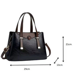 Women's PU Leather Single-Shoulder Crossbody Bag, Versatile European Style Purse