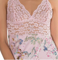 Lace & Floral Slit Dress – Effortless Elegance