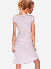 Soft Pink Lace-Trim Nightdress