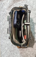 Clasp Shoulder Bag - Royal crest