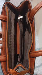 PU Leather Composite Shoulder Bag for Ladies Crossbody Handbag, Single Color, High Quality, 2 Pieces Per Set