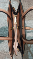 Argyle Quilted Double Handle Square Bag for women