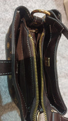 New Personality Print Vintage Shoulder Bag Fashion Trend Large Capacity Bucket Bag Versatile Premium Handbag Women