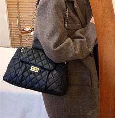 classy luxury black crossbody bag