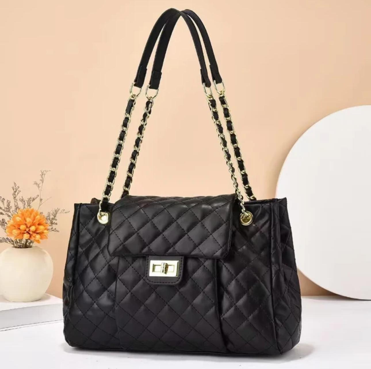 classy luxury black crossbody bag