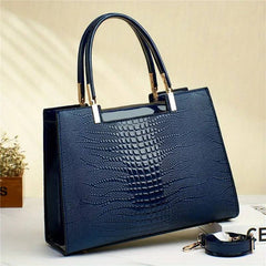 Patent Leather Hand and Shoulder Bag