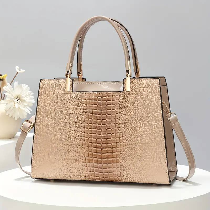 Patent Leather Hand and Shoulder Bag