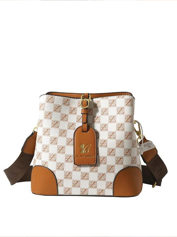 Net Red Light Luxury Bucket Bag with Single Shoulder Strap for Women
