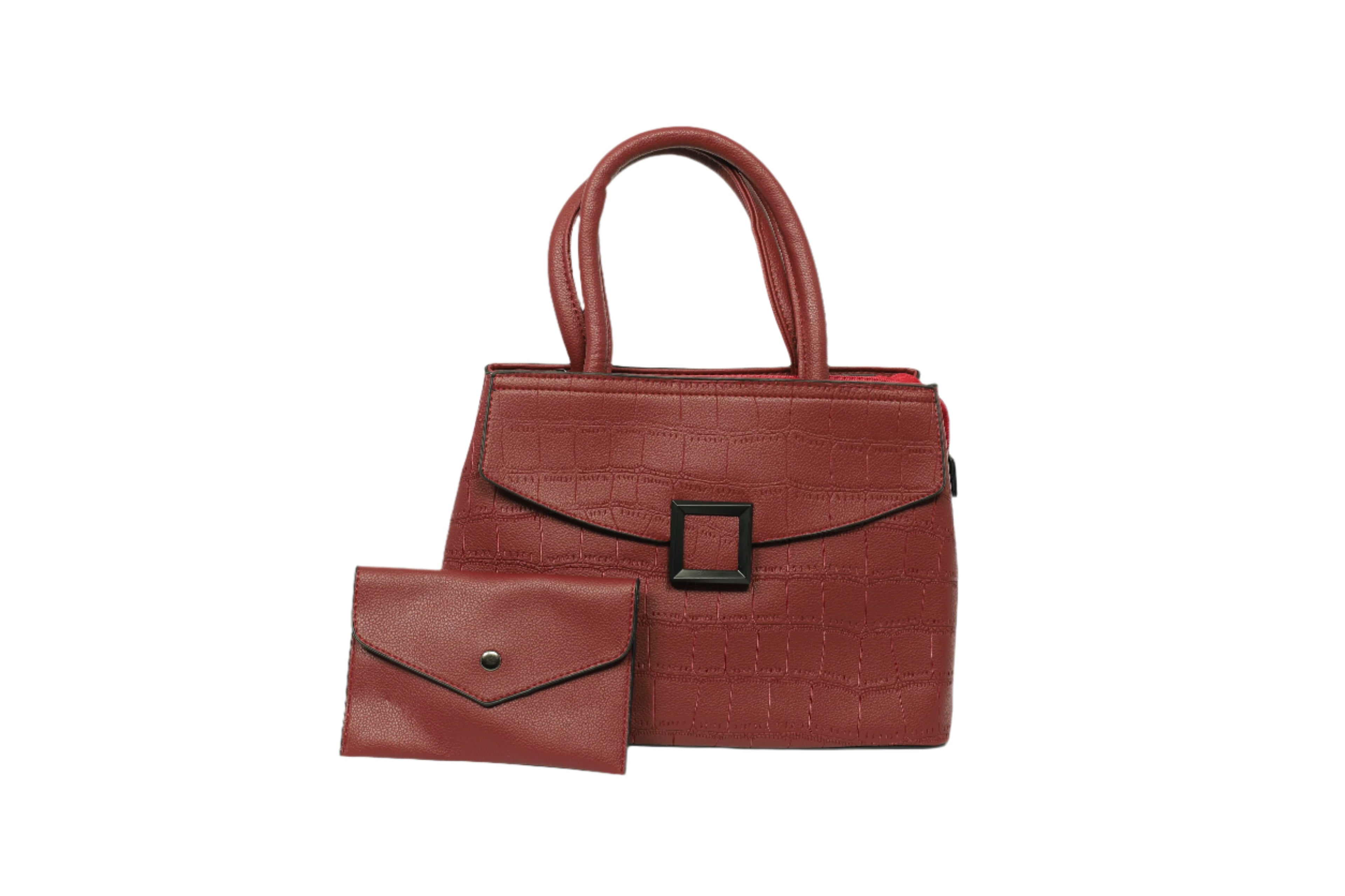 PU Leather Composite Shoulder Bag for Ladies Crossbody Handbag, Single Color, High Quality, 2 Pieces Per Set