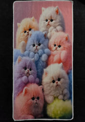 🐾 Pastel Kittens Gym Towel – 95 x 50 CM
