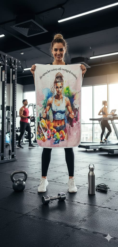 🎾 Athletic Gym Towel – 95 x 50 CM