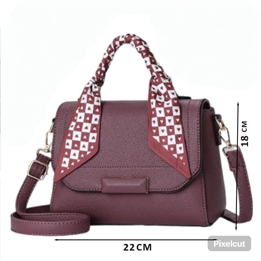 Women's Designer Cross Body Bag - Chic Cross-Shaped Shoulder Bag in Genuine Leather, Small Square Design, Lightweight for