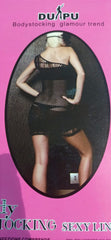 One-Shoulder Mesh Bodycon Dress – Edgy Elegance