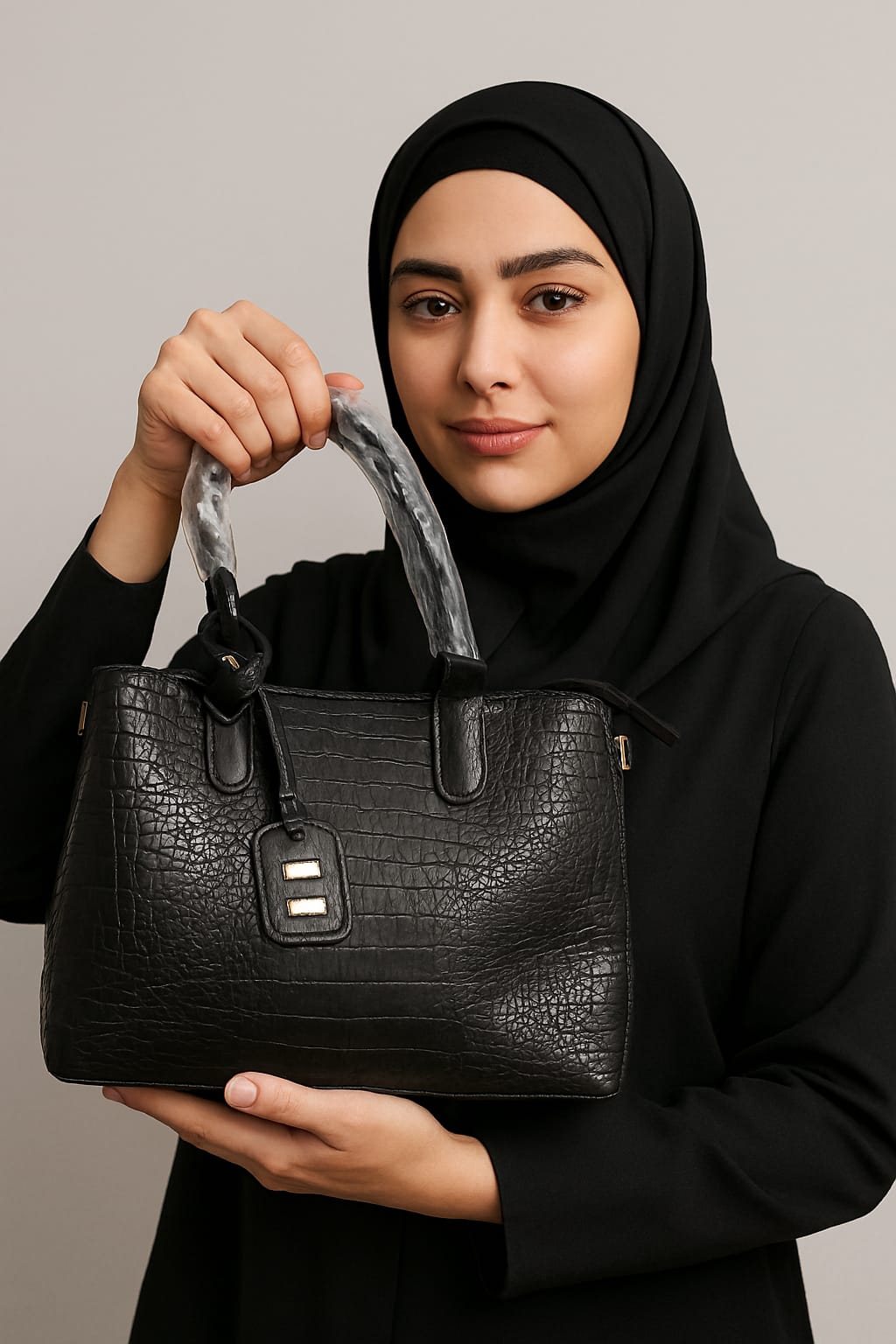 Women's handbag Moony Mood EMIRA CROCO Brown